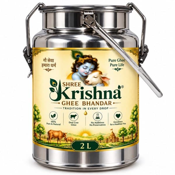 Shree Krishna A2 Desi Cow Ghee — 250 ml, full view